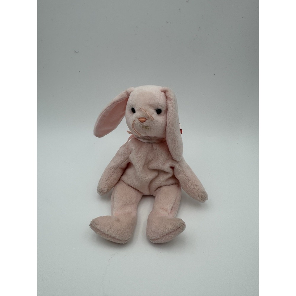 TY Beanie Baby - HOPPITY‎ the Pink Bunny 1996 EUC